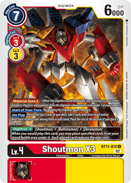 BT11-012: Shoutmon X3