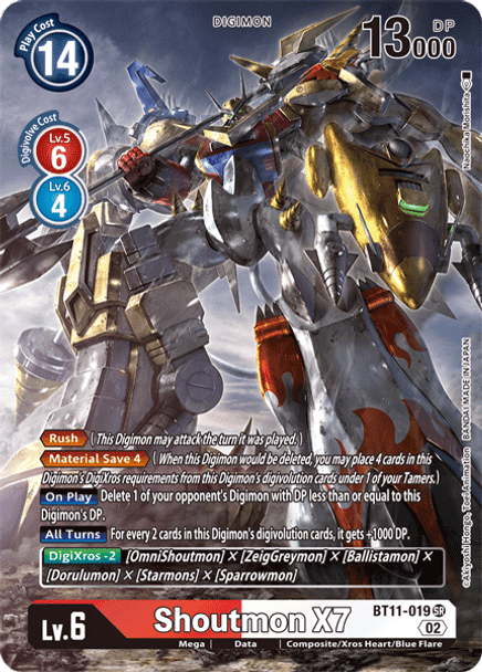 BT11-019: Shoutmon X7 (Alternate Art)