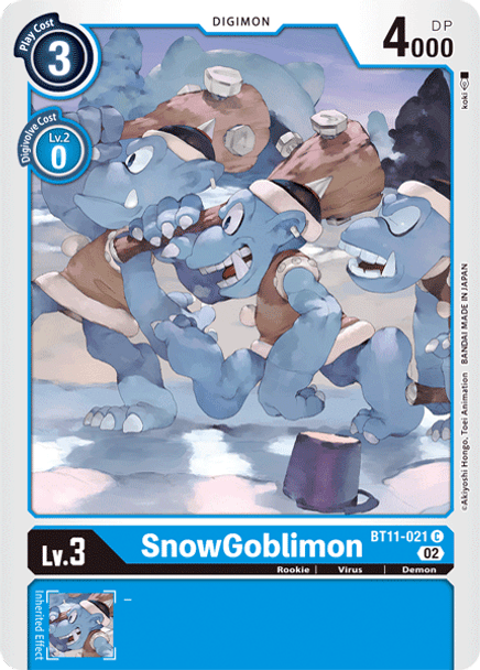 BT11-021: SnowGoblimon (Foil)