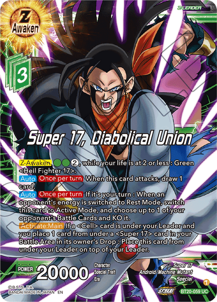 BT20-059: Super 17, Diabolical Union (Foil)