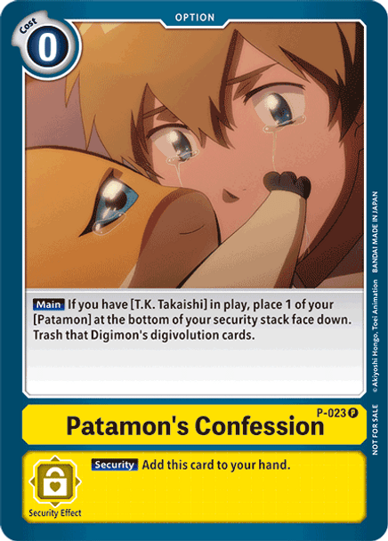 P-023: Patamon's Confession