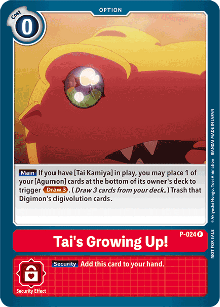 P-024: Tai's Growing Up!