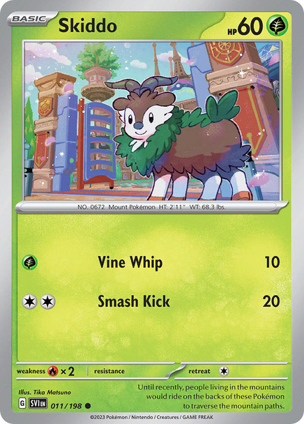 SV01-011/198: Skiddo (Reverse Holo)