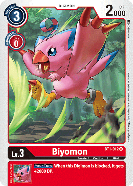 BT1-012: Biyomon