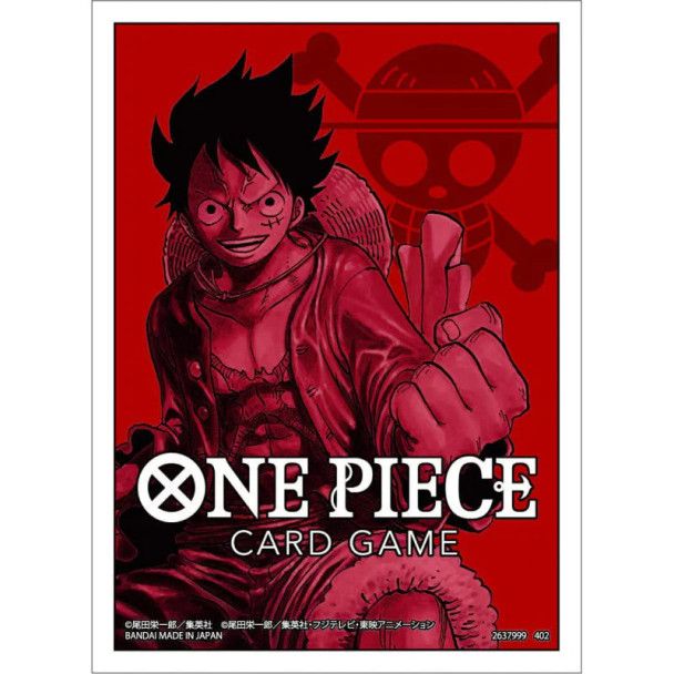 One Piece Card Game Official Sleeve Monkey D. Luffy (Red)
