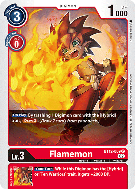 BT12-009: Flamemon