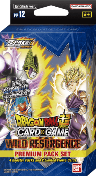 Dragon Ball Super Card Game Premium Pack Set 12 Wild Resurgence [PP12]