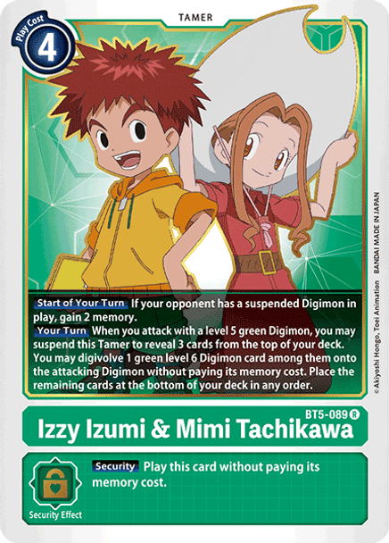BT5-089: Izzy Izumi & Mimi Tachikawa