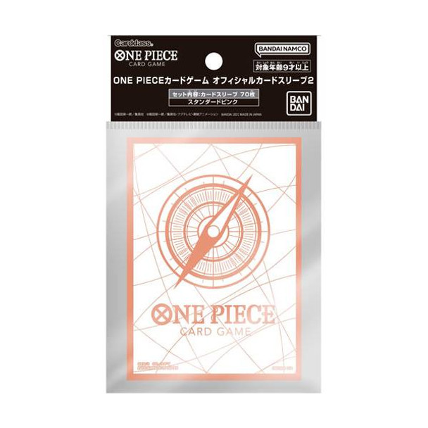 One Piece Card Game Official Sleeve Standard Pink