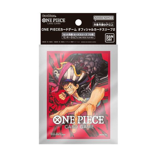 One Piece Card Game Official Sleeve Monkey.D.Luffy