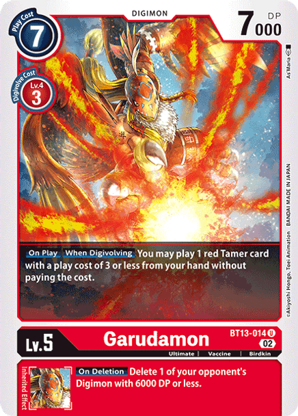 BT13-014: Garudamon