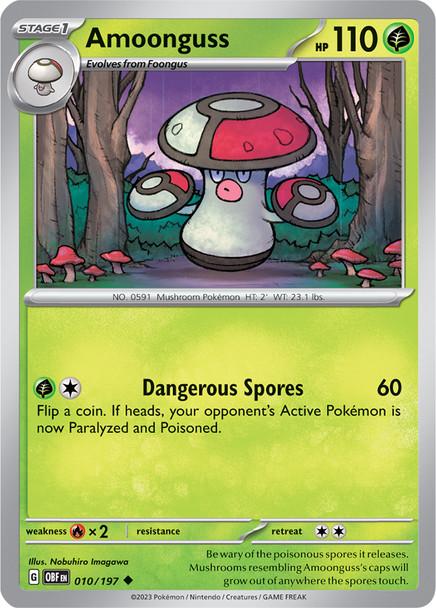 SV03-010/197: Amoonguss (Reverse Holo)