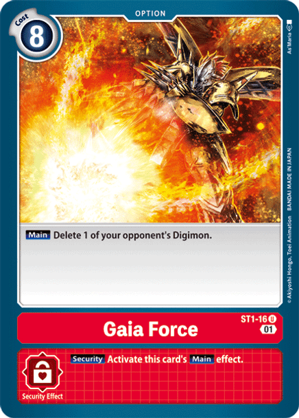 ST1-16: Gaia Force Starter Deck ST-7