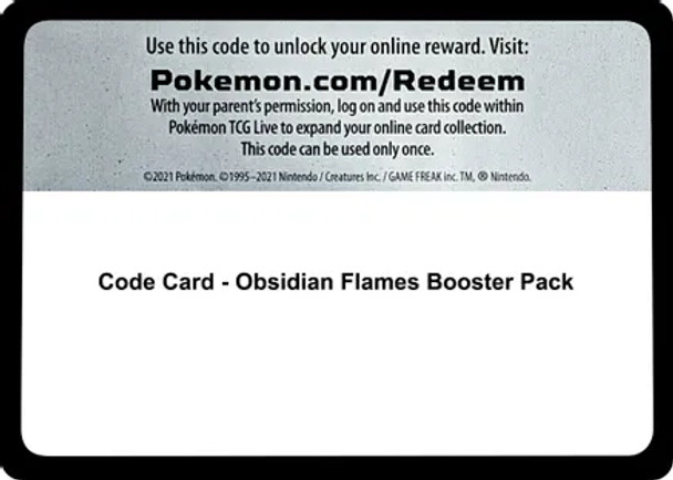 SV03: Code Card Booster Pack (216 Cards)