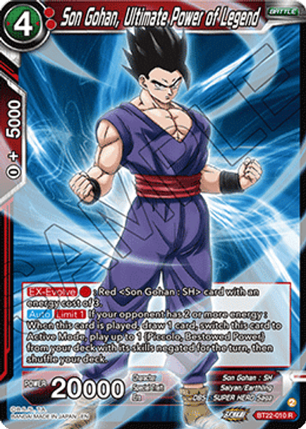 BT22-010: Son Gohan, Ultimate Power of Legend