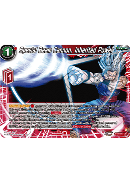 BT22-007: Special Beam Cannon, Inherited Power (Foil)