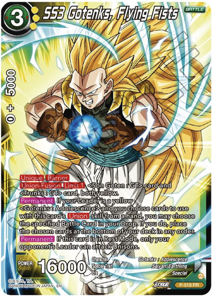 P-519: SS3 Gotenks, Flying Fists