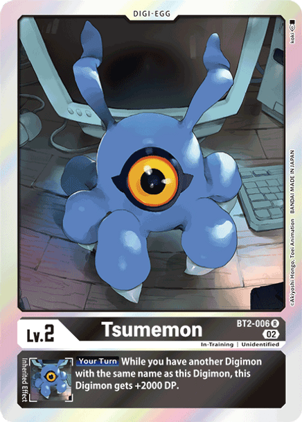 BT2-006: Tsumemon (RB01 Foil Reprint)