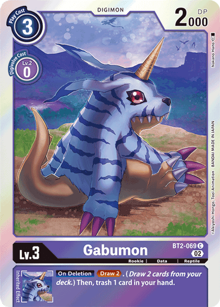 BT2-069: Gabumon (RB01 Foil Reprint)