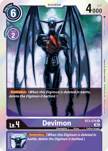 BT2-074: Devimon (RB01 Foil Reprint)