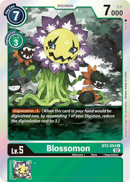 BT3-054: Blossomon (RB01 Foil Reprint)