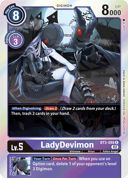 BT3-088: LadyDevimon (RB01 Foil Reprint)