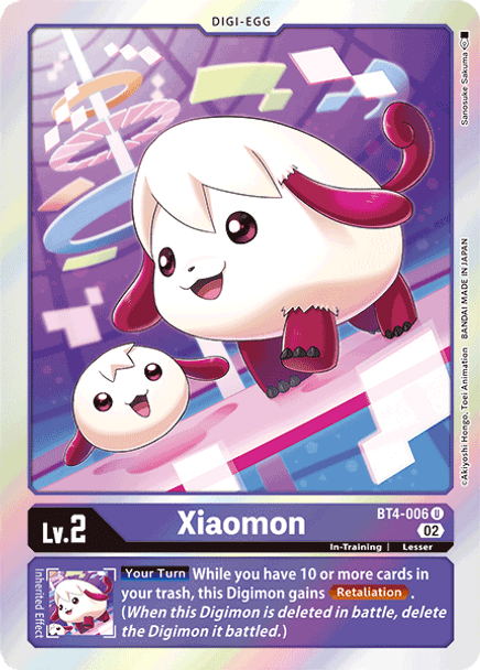 BT4-006: Xiaomon (RB01 Foil Reprint)