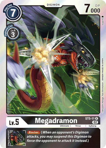 ST5-11: Megadramon (RB01 Foil Reprint)