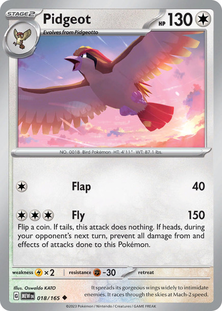 SV151-018/165: Pidgeot