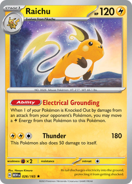 SV151-026/165: Raichu (Holo)