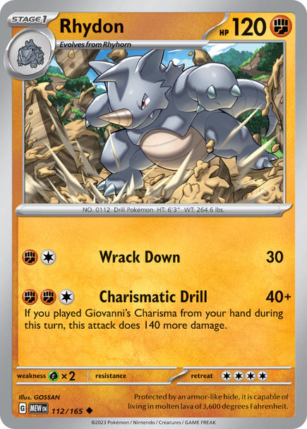 SV151-112/165: Rhydon