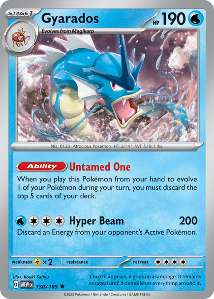 130/165: Gyarados (Holo)