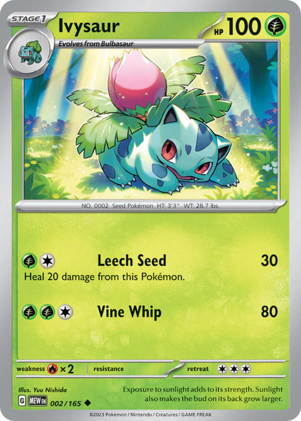 SV151-002/165: Ivysaur (Reverse Holo)