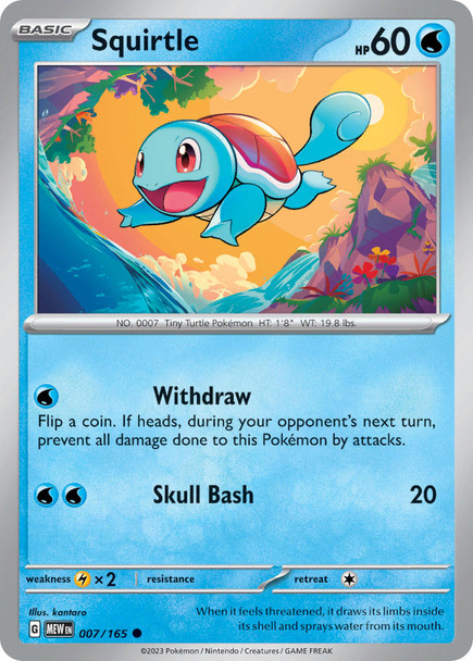 007/165: Squirtle (Reverse Holo)