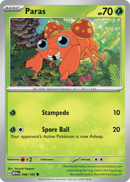 SV151-046/165: Paras (Reverse Holo)