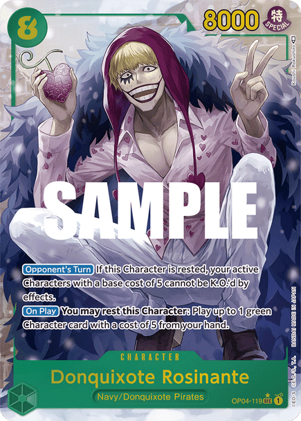 OP04-119: Donquixote Rosinante (Alternate Art)