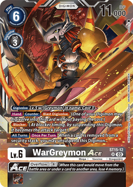 ST15-12: WarGreymon Ace