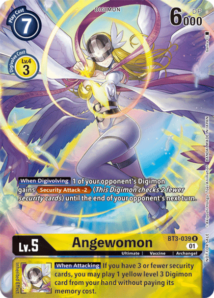 BT3-039: Angewomon BT06 1st Anniversary Box Topper