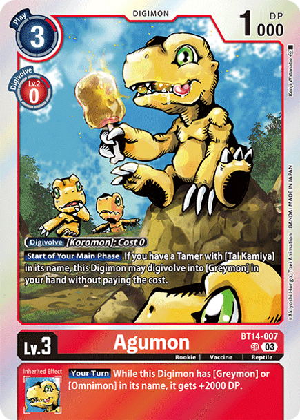 BT14-007: Agumon