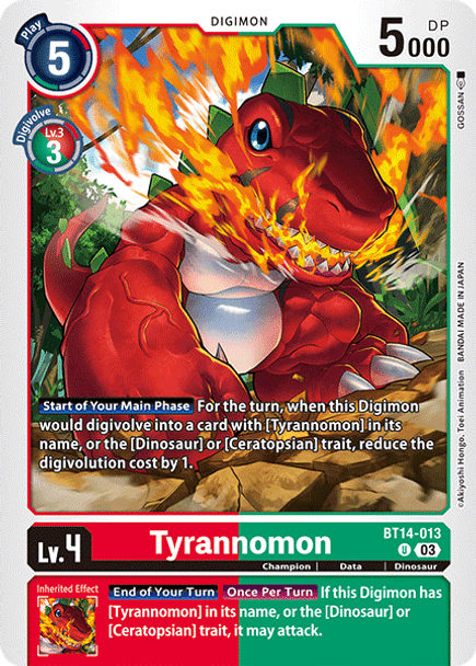 BT14-013: Tyrannomon