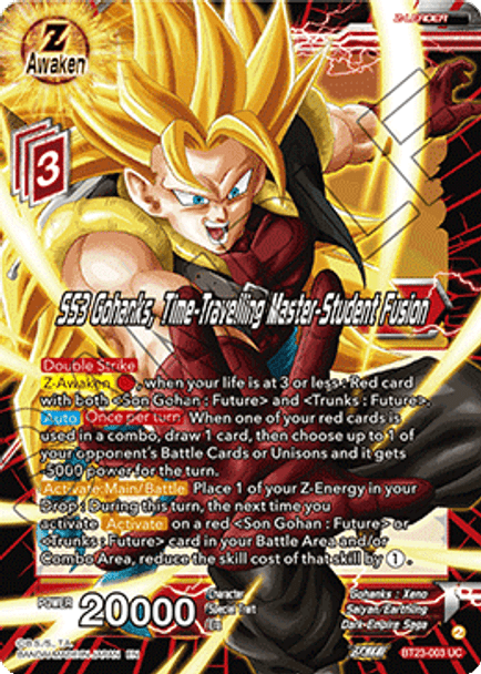 BT23-003: SS3 Gohanks, Time-Travelling Master-Student Fusion