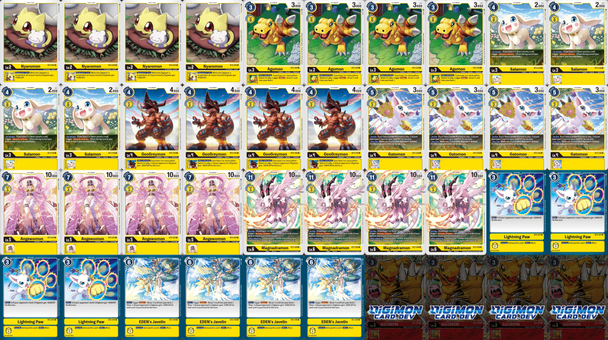 BT02: Common/Uncommon Yellow Deck Kit (4 of each)