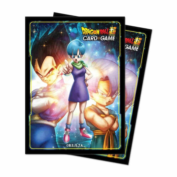 Dragon Ball Super Card Game Official Sleeve Bulma, Vegeta & Trunks