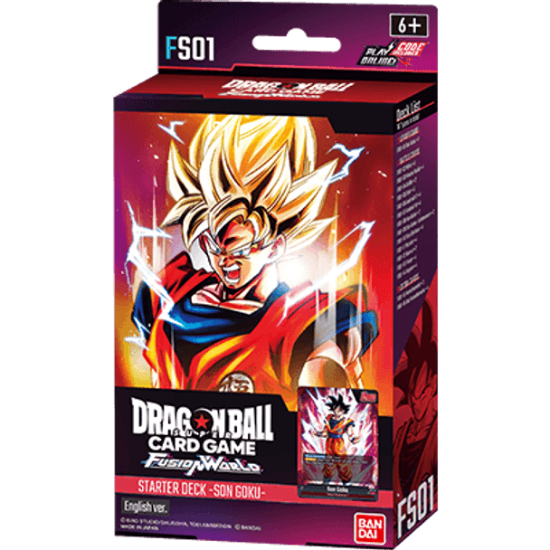 Dragon Ball Super Card Game Fusion World Starter Deck SON GOKU [FS01]