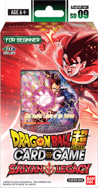 Dragon Ball Super Card Game Starter Deck SAIYAN LEGACY [DBS-SD09]