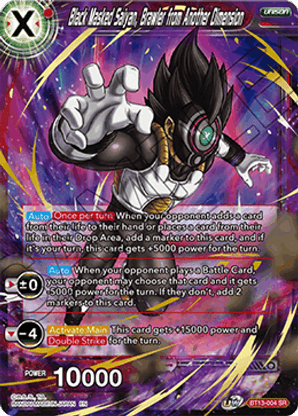 BT13-004: Black Masked Saiyan, Brawler from Another Dimension