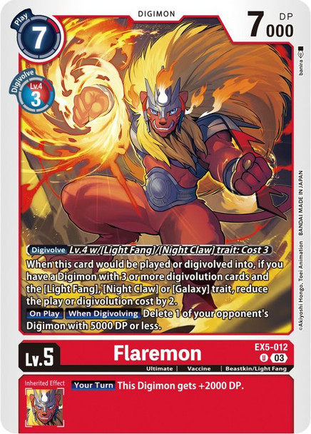 EX5-012: Flaremon