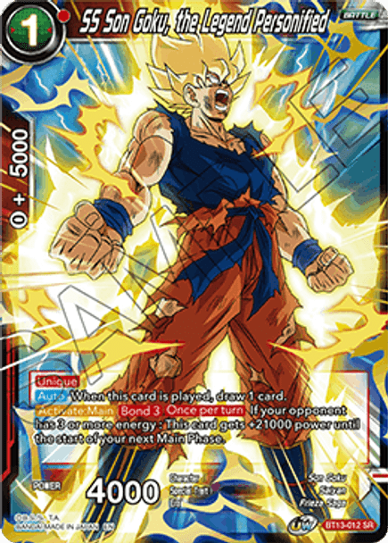 BT13-012: SS Son Goku, the Legend Personified