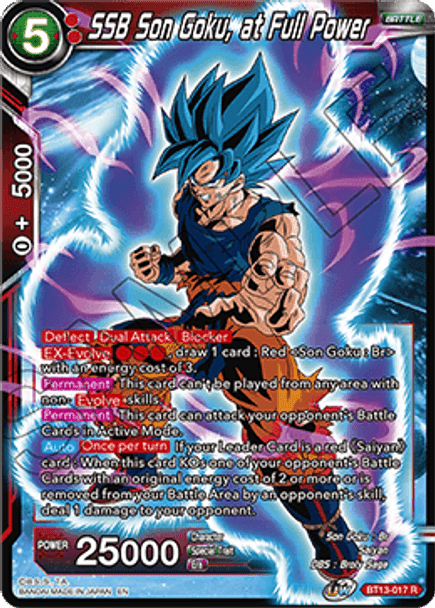BT13-017: SSB Son Goku, at Full Power