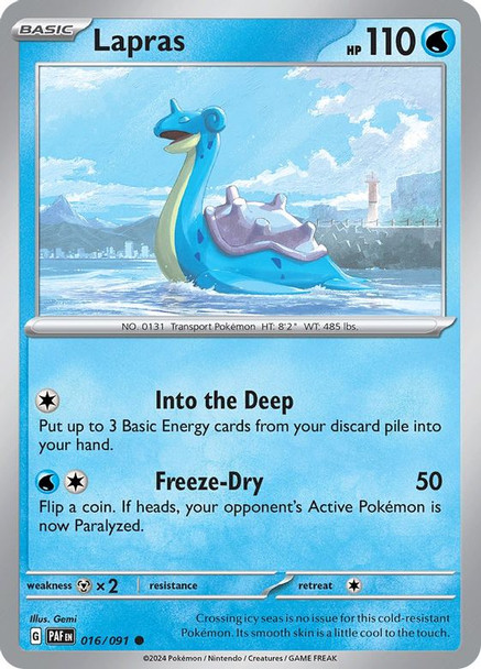 PAF-016/091: Lapras